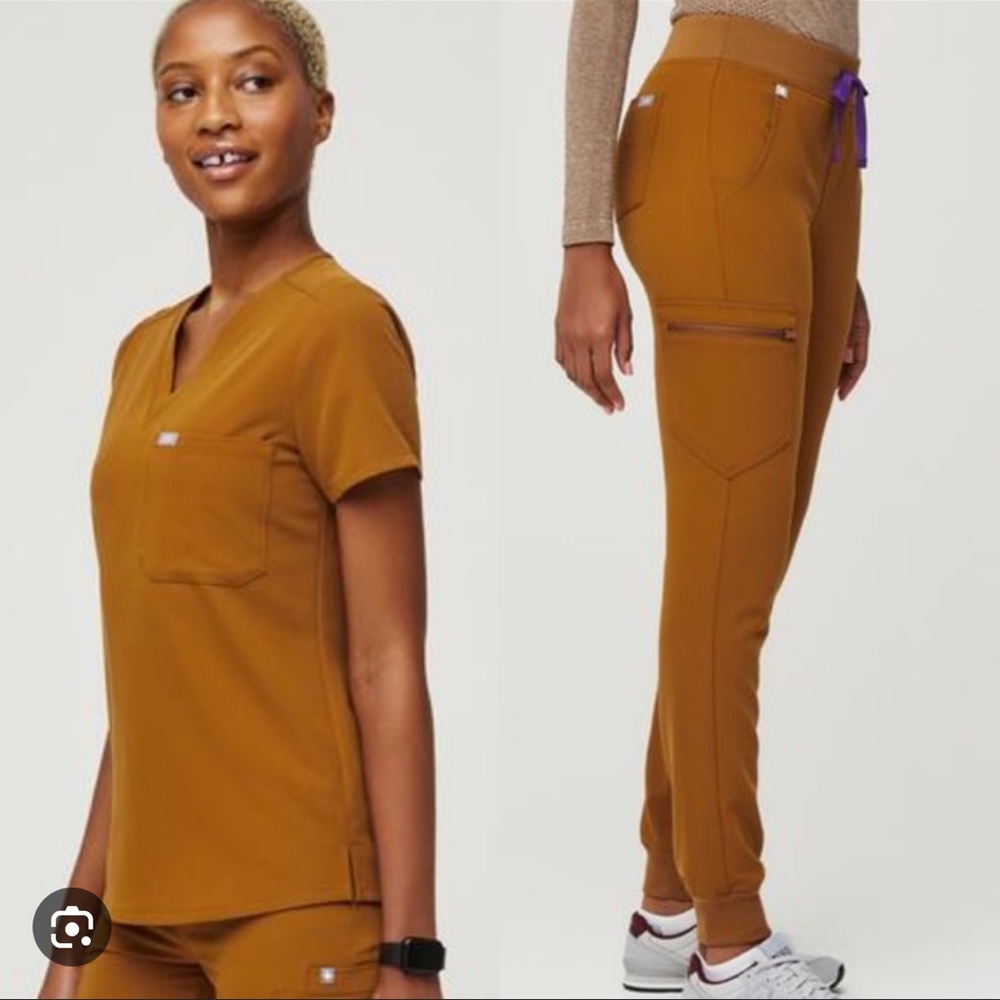 Atlantic Fall burnt orange top and bottom